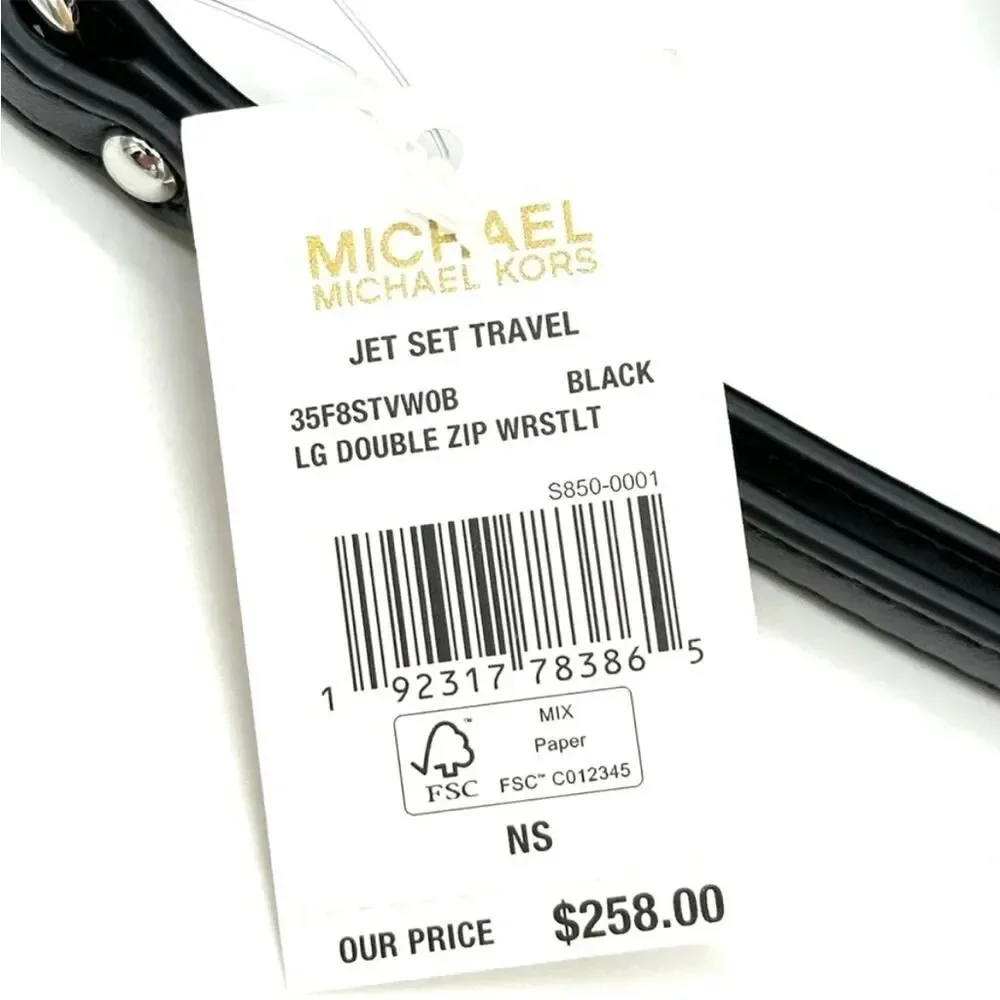 Michael Kors Black Wristlet Wallet
